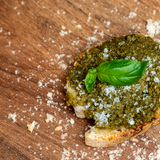 Summer truffle pesto cream