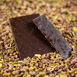 Dark chocolate and pistachio slab